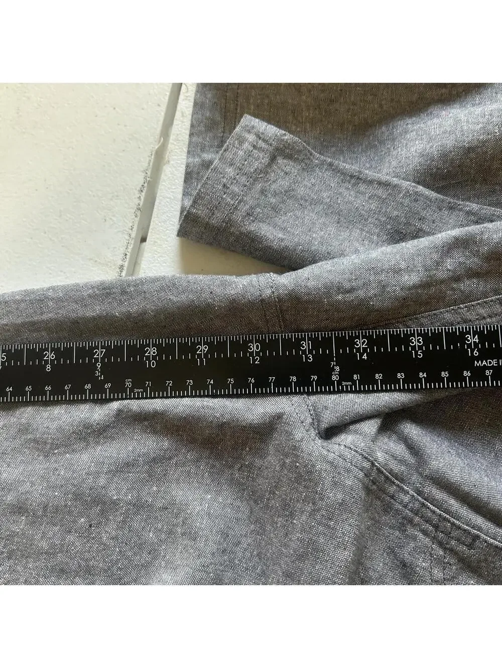 Grey Viss LA Organic Linen & Cotton wide leg drawstring pants
